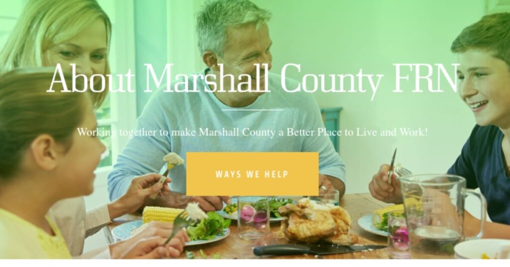 Marshall County FRN Screenshot from their website