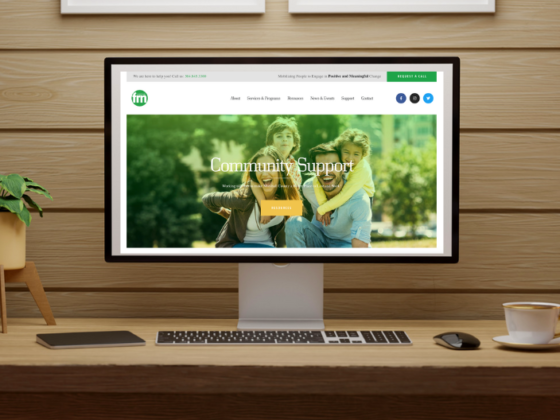 Custom Website Design for Nonprofit Family Resource Network