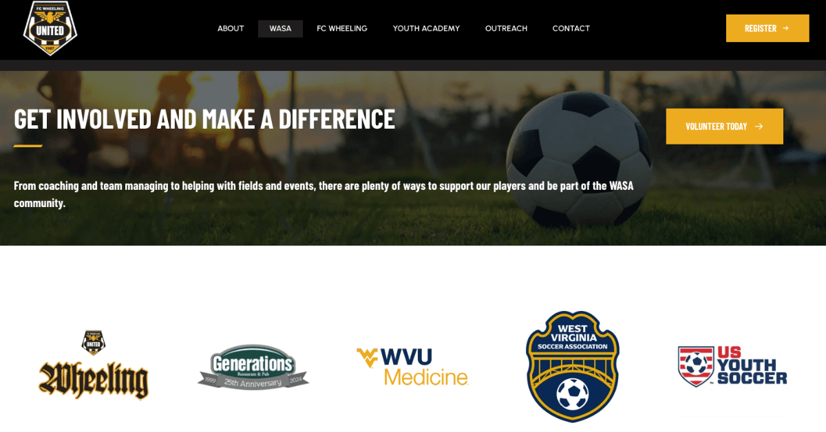 CTA on WASA website with logos