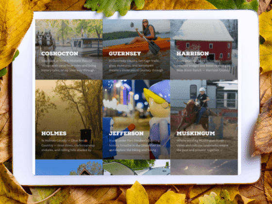 Regional Tourism Website for Southeast Ohio’s 10-County Partnership