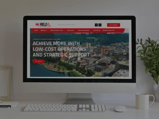 Regional Economic Development Website Redesign for Business Attraction and Site Selection